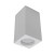 BOLETO GU10 1x35W HRANOL stropní Stropní, přisazené, bodové svítidlo, materiál sádra, povrch bílá, pro žárovku 1x35W, GU10, ES50, 230V, IP20, tř.1, rozměry 70x70x130mm