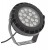 HEMEL VÝPRODEJ LED reflektor, těleso hliník, povrch černá mat, kryt sklo, LED 36W, 4460lm, neutrální 4000K, vyzař. úhel 15°, 230V, IP65, Ra80, tř.1, rozměry d=250mm, h=295mm.