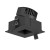 USURPO SQ 10W IP40 Podhledové bodové svítidlo, výklopné 30°, materiál hliník, povrch vnitřní černá, rámeček černá, LED 10W, 1300lm, teplá 3000K, Ra90, vyzař úhel 36°, 230V, IP40, tř.2, rozměry 84x84x75mm.