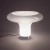 Stolní lampa dekorativní, základna kov, stínítko kouřové sklo, pro žárovku 1x100W, E27, 230v, IP20, d=520mm, h=370mm, se stmívačem