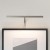 DINIT LED 6,8W OBLOUK Nástěnné svítidlo, pro osvětlení obrazů, nastavitelný sklon svícení, materiál kov, povrch nikl mat, LED 6,8W, teplá 2700K, Ra80, 12V, IP20, tř.3, rozměry 185x400mm, BEZ trafa