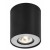 STOCKTON A Stropní přisazené bodové svítidlo, materiál hliník, povrch černá, pro žárovku 1x50W, GU10, 230V, IP20, tř.1, rozměry d=103mm, h=120mm.
