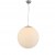 BULB 5 1x40W, E27 Závěsné svítidlo, základna kov, povrch chrom, difuzor sklo opál, pro žárovku 1x 40W, E27, 230V, IP20, rozměry: dr=500mm. vč. závěsu l=1600mm, lze zkrátit
