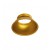 ROMAS R Rámeček kulatý pro svítidlo, materiál hliník, barva zlatá, d=90mm, h=40mm, základna SAMOSTATNĚ