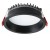 DL-XA LED 7W Podhledové svítidlo, těleso hliník, povrch černá, difuzor opál, LED 7W, 700lm, teplá 3000K, Ra80, 230V, IP20, d=85mm, h=49mm
