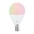 LM_LED_E14 CONNECT-Z Světelný zdroj, žárovka, plast opál, LED 5W, 470lm,  E14, dálk ovl, (samostatně), nebo smart telefon ZigBee, lze stmívat, nast teplota CCT teplá 2700K - denní 6500K, Ra80, RGBW, 230V, d=45mm,