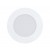 FUEVA-Z CONNECT-Z VÝPRODEJ Stropní vestavné svítidlo, bílá, difuzor plast, LED 6W, 600lm, dálk ovl, nebo smart telefon Bluetooth, stmív, nast teplota CCT teplá 3000K-denní 6400K, Ra80, 230V IP44/IP20, d=120mm, h=26m