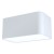 GRIMASOLA Stropní přisazené svítidlo, základna hliník, povrch bílá, difuzor plast opál, pro žárovku 2x25W, E27, 230V, IP20, tř.1. rozměry 240x140x110mm