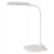 JONAK TL 6,5W DIM Stolní lampa, nastav. směr svícení, těleso plast a kov, bílá, difuzor plast opál, LED 6,5W, 400lm, neutrální 4000K, dotyk stmívání, Ra80, 230V, IP20, rozměry 160x550x345mm.
