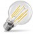LED žárovka čirá E27 7,2W Světelný zdroj, žárovka hrušková, sklo čiré, LED 7,2W, 1521lm, E27, A60, teplá 2700K, 230V, d=60mm, l=108mm