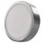 PLAM R 12,5W CCT Stropní přisazené svítidlo, povrch broušený nikl, difuzor plast opál, LED 12,5W, 1100lm, přepín. CCT teplota teplá 3000K-neutrální 4000K, 230V, IP40, rozměry d=170mm, h=42mm.
