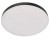 VARNET 15W CCT IP55 Stropní svítidlo, těleso plast černá, LED 15W, 1725lm, přepín CCT teplá 3000K/neutrální 4000K/denní 5700K, Ra80, 230V, IP55, rozměry d=280mm, h=62mm.