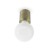 BULBO 1x20W, E27 Stropní svítidlo, základna hliník barva staro zlatá, pro žárovku 1x20W, E27, 230V, IP20, rozměry: d=60mm, l=70mm
