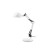 SILENT Stolní lampa, kov, barva šedá, pro úspornou žárovku 1x11W, E14, 230V, IP20, 125x490x150mm.