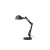 SILENT Stolní lampa, kov, barva černá, pro úspornou žárovku 1x11W, E14, 230V, IP20, 125x490x150mm.
