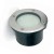 BARU Zemní svítidlo, základna hliník, kroužek nerez, sklo čiré, pro LED 1x9W, GX53, 230V, IP67, d=120mm, h=75mm, vč. montážního boxu, vč.sv.zdr