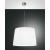 CARAMBA Závěsné svítidlo, těleso kov. stínítko textil plisovaný bílý, pro žárovku 1x100W, E27, A60, 230V, IP20, tř.1, d=500mm, h=max.2000mm