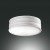CHANTAL 3 Stropní svítidlo, těleso hliník, stínítko bílé, difuzor sklo, pro žárovku 2x60W, E27, A60, 230V, IP20, tř.1, d=450mm, h=150mm