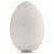 UOVO Stolní lampa, základna kov, povrch lak bílá lesk, difuzor sklo opál, pro žárovku 1x40W, E27, 230V, IP20, tř.2. rozměry d=180mm h=280mm