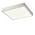 WILLO LED 22W IP20 čtvercové VÝPRODEJ Stropní přisazené svítidlo, těleso hliník, povrch nikl mat, difuzor plast opál, LED 1x22W, 2475lm/1980lm, neutrální 4000K, stmív TRIAC, 230V, IP20, tř.2, rozměry 170x170x26mm