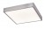 WILLO LED 28W IP20 čtvercové VÝPRODEJ Stropní přisazené svítidlo, těleso hliník, povrch nikl mat, difuzor plast opál, LED 1x28W, 3300lm/2520lm, neutrální 4000K, stmív TRIAC, 230V, IP20, tř.2, rozměry 220x220x26mm