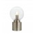 NEOSTRI 1x25W, E14 Stolní lampa, těleso kov, povrch nikl, stínítko sklo opál, pro žárovku 1x25W, E14, 230V, IP20, tř.1, rozměry d=150mm, h=245mm, vypínač na kabelu.