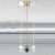 TING 2 VÝPRODEJ Závěsný kabel s objímkou, plast bílý, pro žárovku 1x60W, E27, 230V, IP20, tř.1, rozměry d = 70mm, l=1000mm, POUZE závěs BEZ stínítka