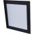 ESSEN Stropní, podhledové svítidlo čtvercové, těleso hliník, povrch černá, difuzor plast opál, LED 6W, 370lm, neutrální 4000K, 230V, IP44, tř.2, rozměry 120x120mm.