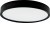 ISA PL 24W Stropní přisazené LED svítidlo, těleso kov, povrch černá, difuzor plast opál, LED 24W, 1920lm, neutrální 4000K, Ra80, 230V, IP20, tř.1, rozměry d=383mm, h=63mm.