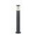 RENORA S Sloupkové svítidlo, exteriérové, venkovní, těleso hliník, povrch černá antracit, difuzor sklo pyrex, žaluzie proti oslnění, pro žárovku 1x60W, E27, 230V, IP44, tř.1, rozměry d=155mm, h=405mm.