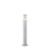 RENORA S Sloupkové svítidlo, těleso hliník, povrch bílá, difuzor sklo, žaluzie proti oslnění, pro žárovku 1x60W, E27, 230V, IP67, tř.1, d=155mm, h=800mm