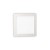 CLIC SQUARE teplá 3000K Podhledové svítidlo, těleso hliník, povrch bílá, difuzor plast bílá opál, LED 20W, teplá 3000K, 1400lm, 230V, IP20, tř.1, rozměry 168x168x35mm, trafo na kabelu