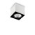 OWL 1x50W GU10 SQUARE Stropní, přisazené, bodové svítidlo, výklopné +-25°, těleso hliník, povrch vnější bílá, vnitřní černá, pro žárovku 1x50W, GU10, ES111, 230V, IP20, tř.2, rozměry 150x150x150mm