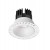 PUKAS R 11W Stropní podhledové svítidlo bodové bezrámečkové, těleso hliník, povrch bílá, LED 11W, 950lm, teplá 3000K, Ra90, 230V, IP40, rozměry d=100mm, h=77mm.