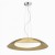 BANDA 640 Závěsné svítidlo, stropní krytka kov, povrch chrom, stínítko, horní sklo hnědá, dolní sklo opál mat, pro žárovku 3x60W, E27, 230V, IP20, sklio d=640mm, h=290, vč lank závěsu l=1200mm, lze zkr