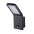 DENEB LED GARDEN+senzor PIR Nástěnné venkovní svítidlo, senzor PIR, dosah 3,5m, záběr 120°, doba 5s-4min, materiál hliník, povrch šedá, difuzor plast opál, LED 9,5W, 600lm, neutrální 4000K, 230V, IP54, tř.1, 100x260x160