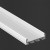 BIBI-ONE PŘISAZENÝ HLINÍKOVÝ profil pro LED pásek VÝPRODEJ Přisazený hliníkový profil eloxovaný, pro instalaci LED pásků šířky max w=18mm, rozměry 26x7mm, délka l=1000mm