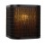 Nástěnné svítidlo, těleso kov, povrch černá, stítítko bambus, pro žárovku 1x40W, E27, 230V, IP20, tř.2,  rozměry 180x200x130mm.