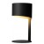 PORTOSQUE Stolní lampa, těleso kov, povrch černá, pro žárovku 1x40W, E14, 230V, IP20, tř.1, rozměry d=150mm, h=280mm.
