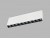 CAEN LED 10x2W Stropní přisazené bodové svítidlo, těleso hliník, plast, povrch černá, LED 10x2W, 2100lm, teplá 3000K, 230V, IP20, rozměry 270x81x34,5mm