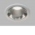 KLODZKO 9-15W CCT Stropní podhledové svítidlo, hliník, bílá a stříbrná, LED 9-15W, 1080-1800lm, nast. teplota CCT teplá 3000K-neutrální 4000K, vyzař. úhel 60°, UGR<19, Ra90, 230V, IP54, rozměry d=170mm, h=76mm.