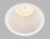 SSONE M bílá Vestavné zápustné svítidlo, kruh, těleso hliník, povrch bílá, difuzor plast, LED 10W, 850lm, teplá 3000K, Ra80, stmív DALI/PUSH, 230V, do koupelny IP44, rozměry d=75mm, h=85mm