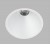 CHAMPS M bílá Vestavné komínkové svítidlo, těleso hliník, povrch bílá, difuzor polykarbonát, LED 7W, 450lm, teplá 3000K, Ra80, 230V, do koupelny IP43, rozměry d=83mm, h=82mm