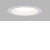HENA 15W CCT Stropní podhledové svítidlo, hliník, bílá, difuzor plast, LED 15W, 1650lm, přep. teplota CCT teplá 3000K-neutrální 4000K, vyzař. úhel 100°, Ra80, 230V, IP54, rozměry d=176mm, h=53mm.