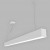 KELONO S/D, LED 24W Závěsné svítidlo, hliník, bílá, dif mikroprisma, LED 18-24W, 2520-3360lm, přepín teplota CCT 3000K/3500K/4000K, Ra80, 230V, IP20, rozměry 900x85x65mm, lank záv 2500mm, sv dolů