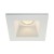 FIXED Q Stropní vestavné bodové čtvercové svítidlo, materiál sádra, barva bílá, pro žárovku 50W, Gx5,3 (GU5,3) 12V, IP20, 125x125mm, h=150mm