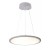 COPY R Závěsné svítidlo, hliník, povrch stříbrná, dif plast opál, LED 50W, teplá 3000K, 5100lm,  stmív TRIAC, Ra80, 230V, IP20, rozměry d=580mm, vč závěs lanka l=1500mm, lze zkrátit, svítí nahoru/dolů