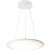 COPY R Závěsné svítidlo, hliník, povrch bílá, dif plast opál, LED 50W, teplá 3000K, 5100lm,  stmív TRIAC, Ra80, 230V, IP20, rozměry d=580mm, vč závěs lanka l=1500mm, lze zkrátit, svítí nahoru/dolů