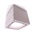 ACRIS GX53 1x9W IP54 čtverec Přisazené stropní venkovní svítidlo, materiál hliník, povrch bílá, difuzor plast opál, pro LED 1x9W, GX53, 230V, IP54, tř.1, rozměry 108x108x100mm