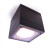 ACRIS GX53 1x9W IP54 čtverec Přisazené stropní venkovní svítidlo, materiál hliník, povrch antracit, difuzor plast opál, pro LED 1x9W, GX53, 230V, IP54, tř.1, rozměry 108x108x100mm